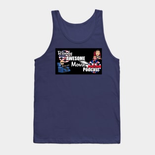 Bloody Awesome Movie Podcast Logo Tank Top